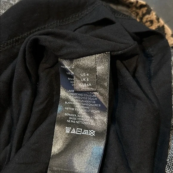 Maeve by Anthropologie Size 4 Knit Cut Out Back Leopard Print Mini Dress NWT - Picture 8 of 9